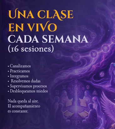 Una clase en vivo cada semana (16 sesiones)